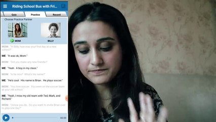 This free app is brilliant to practice English speaking when you're alone -helps you kill hesitation
