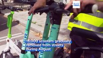 Paris becomes the first European capital to ban self-service electric scooters