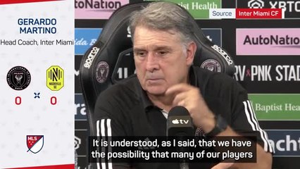 Martino 'happy' with threadbare squad for upcoming international break