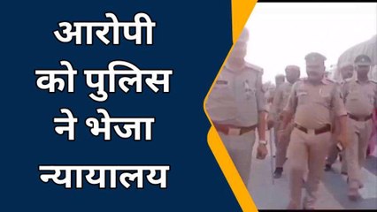 बलरामपुर: बलात्कार के आरोपी को पुलिस ने पकड़कर दिया रगड़