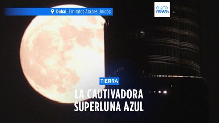 Una cautivadora superluna azul ilumina la noche más grande y brillante