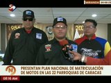 Se implementó Plan Nacional de Matriculación de motos en el INTT en las 22 parroquias de Caracas