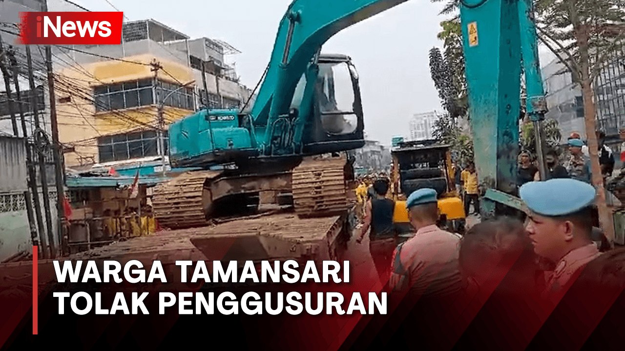 Ribuan Meter Bangunan di Tamansari Jakbar Bakal Dirobohkan, Ratusan Warga Tolak Penggusuran