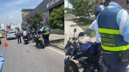 Motociclista fue detenido borracho, sin licencia y con una deuda de más de $150 millones en comparendos