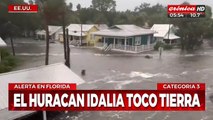 El huracán Idalia tocó tierra y causó estragos en Florida