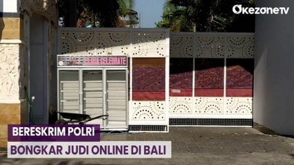 Bereskrim Polri Bongkar Judi Online di Bali