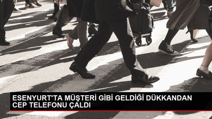 Esenyurt'ta Cep Telefonu Dükkanında Hırsızlık
