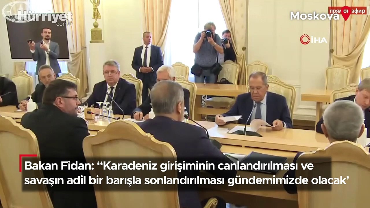 Bakan Fidan: Karadeniz girişiminin canlandırılması ve savaşın adil bir barışla sonlandırılması gündemimizde olacak