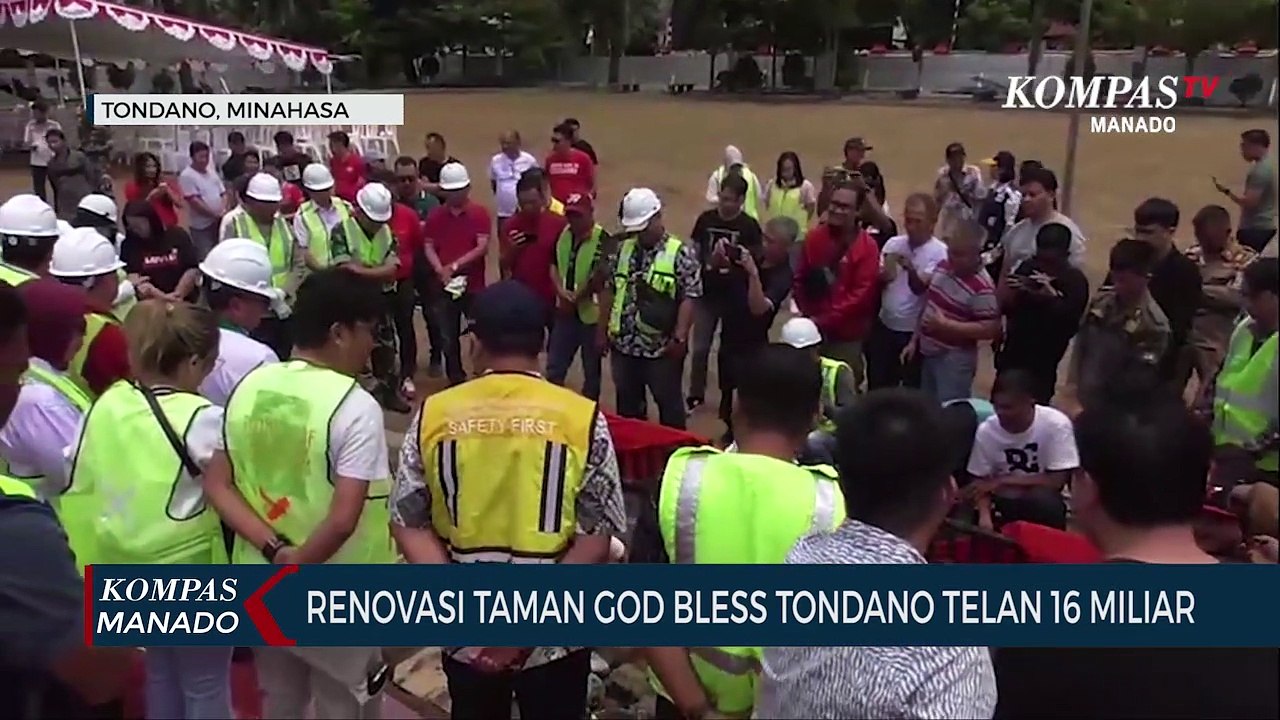 Pemkab Minahasa Renovasi Taman God Bless
