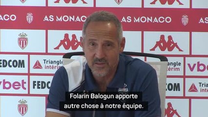 Monaco - Hütter : "Balogun peut jouer avec Ben Yedder"