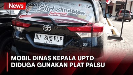 Dugaan Gunakan Plat Mobil Dinas Palsu, Ini Alasan Kepala UPTD Samsat Palopo