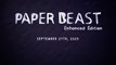 Paper Beast Enhanced Edition Release Date Trailer PS