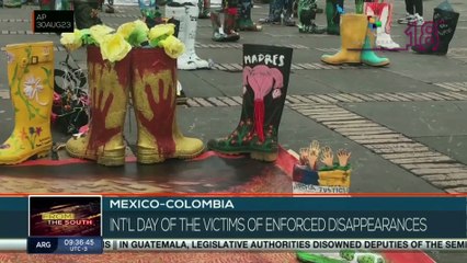 Mexico and Colombia remember the disappeared on their day of remembrance