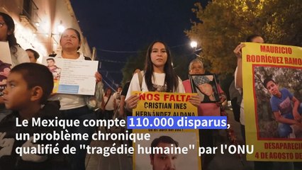 Au Mexique, des familles de disparus manifestent pour leur retour