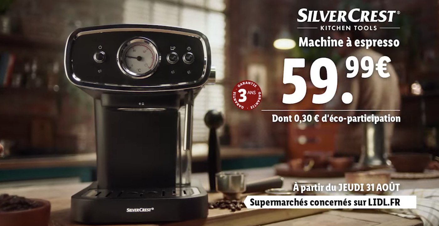 Lidl : la fameuse machine à café de retour dans ses supermarchés le 31 août 2023 et elle sera soldée à - 25 %