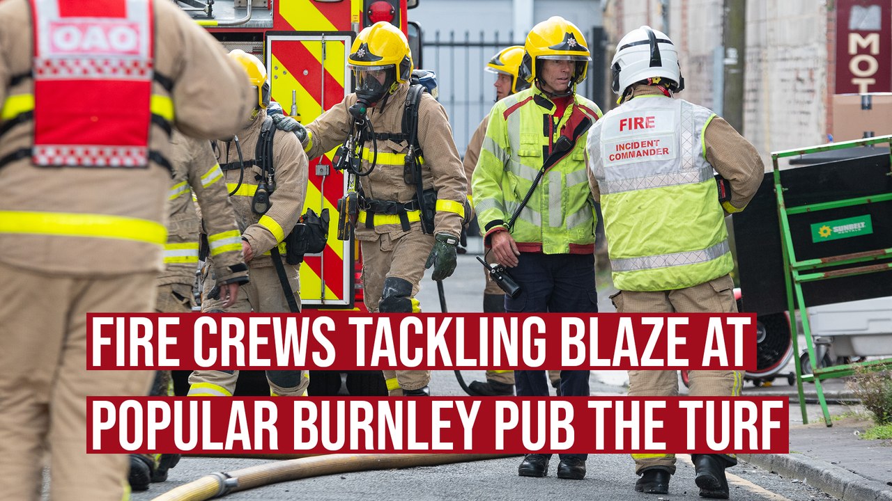 Fire crews tackling blaze at popular Burnley pub The Turf