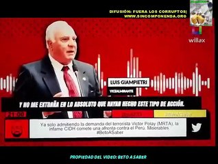CIDH ES UN MAMARRACHO, ENEMIGO DEL PERÚ Y APAÑADOR DE TERRORISTAS
