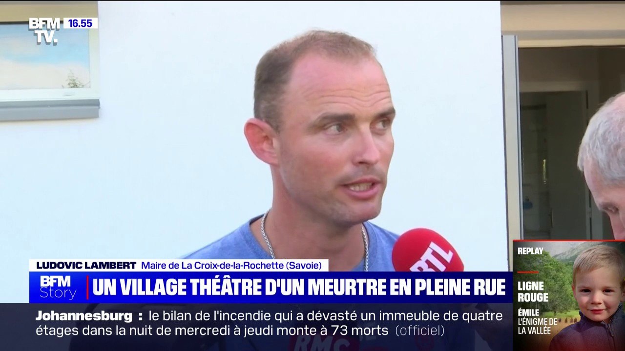 Femme tuée en Savoie: "Mes pensées vont aux enfants" explique avec émotion le maire du village