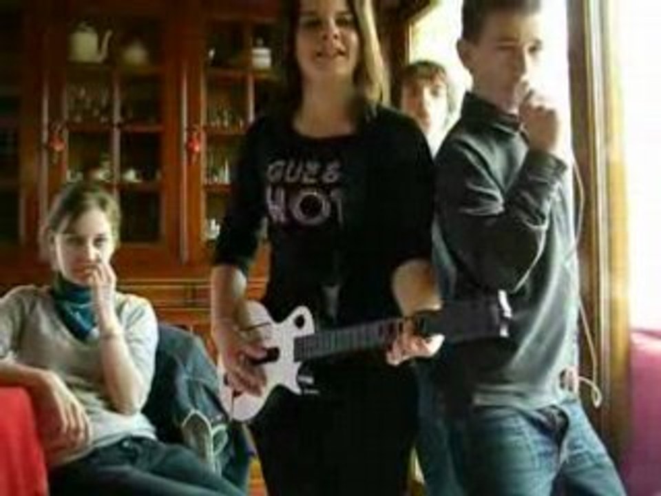 Délire a Guitar hero chez Margot