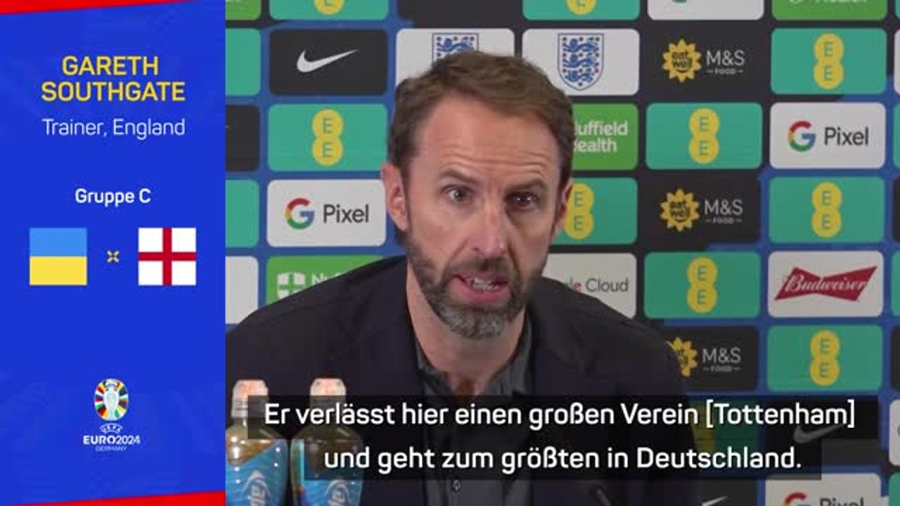 Southgate unterstützt Kanes 'neue Herausforderung'