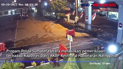 Descargar video: Buntut Dugaan Pemukulan 2 Anggotanya, Propam Polda Sumut Periksa Kapolres Dairi