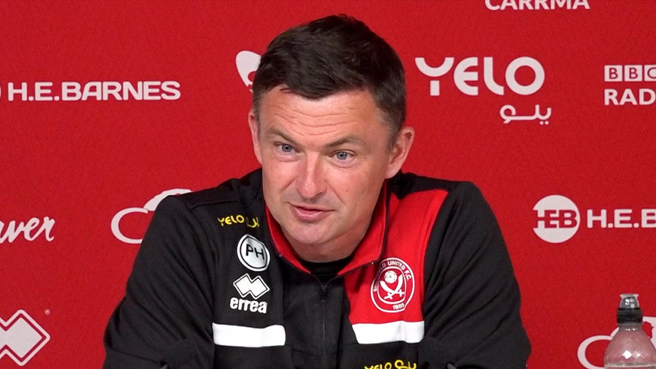 More signings? 'Down the line with things, yeah!' | Paul Heckingbottom | Sheffield United v Everton