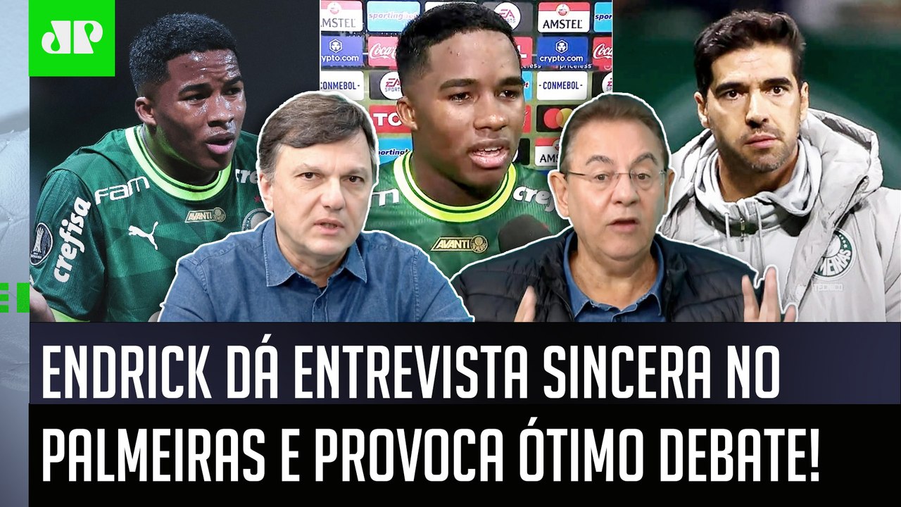 "NÃO TEM JEITO! Pra mim, seria MELHOR o Endrick..." ENTREVISTA SINCERA no Palmeiras GERA DEBATE!