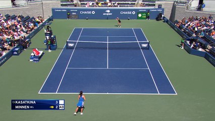 Kasatkina - Minnen - Les temps forts du match - US Open