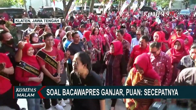 Jawaban Puan Maharani soal Deklarasi Bacawapres Pendamping Ganjar Pranowo