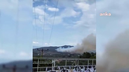 Les travaux d'extinction des incendies de forêt se poursuivent à Mudanya
