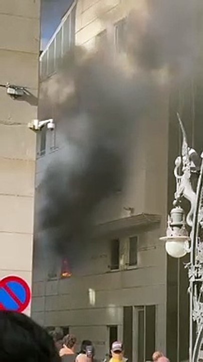 Incendio en el Hotel Puerta de África