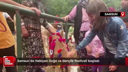 Samsun'da Nebiyan Doğa ve Gençlik Festivali başladı