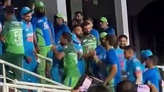 I have never seen so many Scenes in my Life, Everyone talking to each other and smiling . #PAKvIND #INDvPAK #INDvsPAK