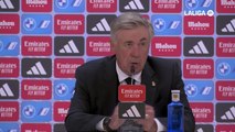 La razón de Ancelotti por lo que ha quitado a Fran García en la primera parte tras el fallo
