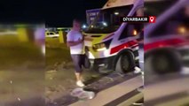 Diyarbakır’da ambulans ile belediye otobüsü çarpıştı