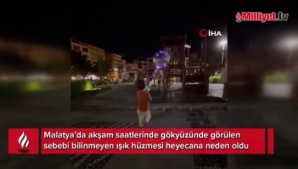 Göktaşı Malatya'da heyecana neden oldu