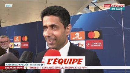 Al-Khelaïfi : « Un groupe très dur » - Foot - C1 - PSG