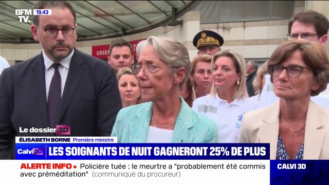 Élisabeth Borne: Nous allons majorer de 25% la rémunération pour les aides-soignantes, les infirmières, pour le travail de nuit
