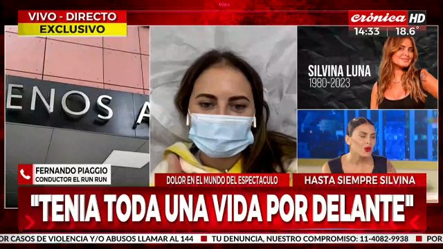 Fernando Piaggio habló sobre Silvina Luna: Era una persona bella por donde se la mire