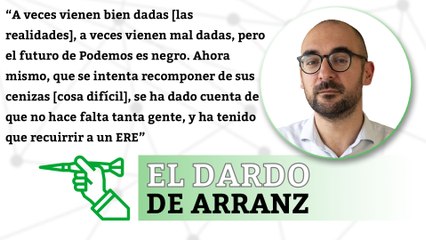 El ERE de Podemos y las incongruencias del Movimiento Nacional | EL DARDO DE ARRANZ