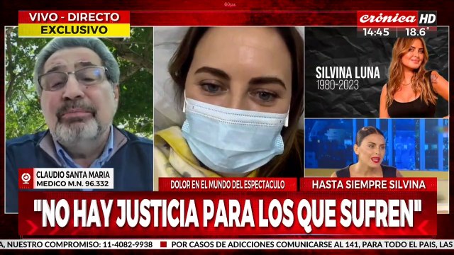 Un médico habló sobre la muerte de Silvina Luna: No se puede jugar con la salud de la gente