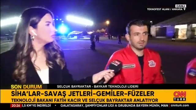 Son dakika: TEKNOFEST heyecanı sürüyor! Bakan Kacır ve Selçuk Bayraktar CNN TÜRK'te