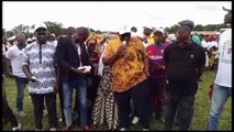 Soumahoro Nouho et Inza Diomandé en campagne pour les élections municipales 2023 à Dualla