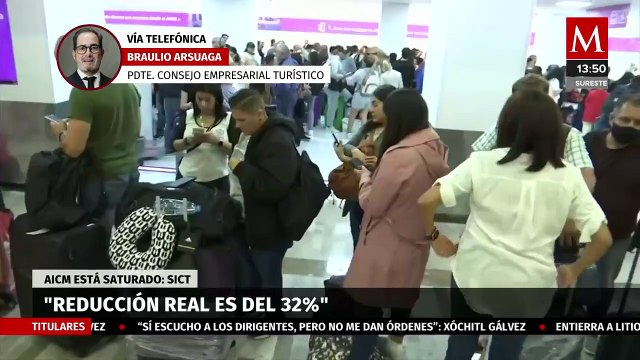 Reducción de operaciones en AICM aumentará precio de vuelos: Consejo Empresarial Turístico