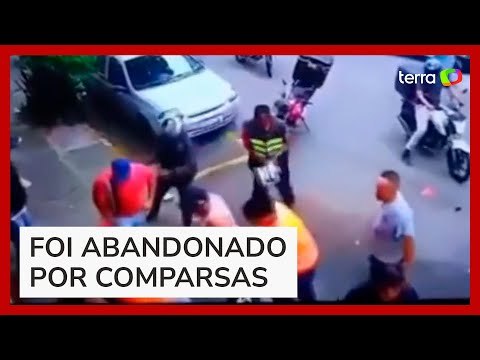 Falso entregador é espancado por populares após tentar roubar motoboy em SP