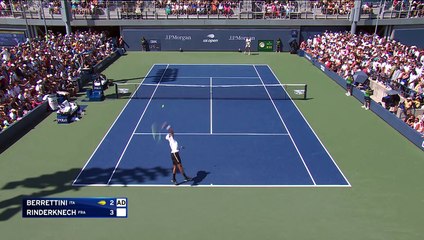 Berrettini  - Rinderknech : Les temps forts du match