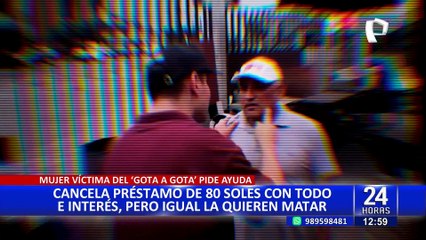 Mujer víctima del “gota a gota” pide ayuda: “Ésto ya no es vida”