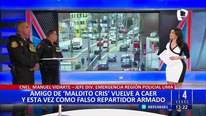 Manuel Vidarte tras captura de amigo del ‘Maldito Cris’: “Podría haber una pena de seis años”