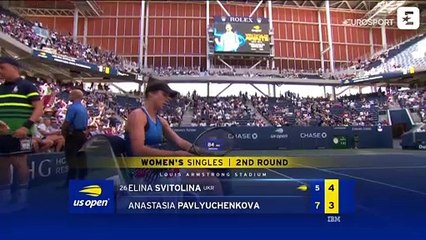 Quand Svitolina demande à l’arbitre si Monfils est en train de jouer