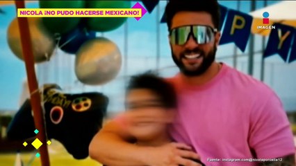 Le negarían a Nicola Porcella nacionalidad mexicana porque ya tiene dos: peruana e italiana